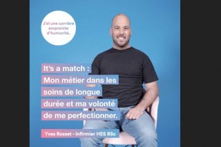 Le Valaisan Yves Rosset est l'un des six visages choisis au niveau suisse pour promouvoir les soins de longue durée